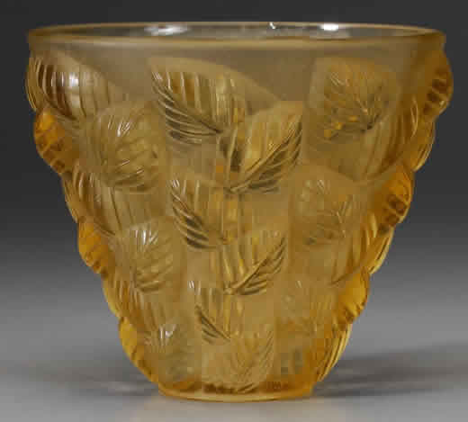 Rene Lalique Vase Moissac
