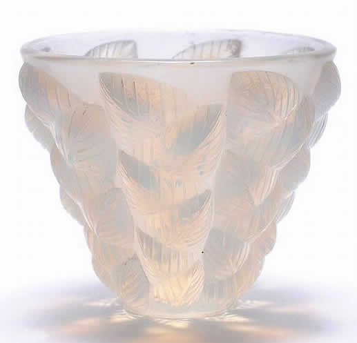 Rene Lalique Vase Moissac