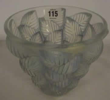 Rene Lalique Vase Moissac