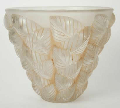 Rene Lalique Vase Moissac