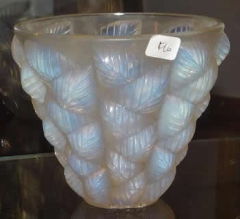 Rene Lalique Vase Moissac