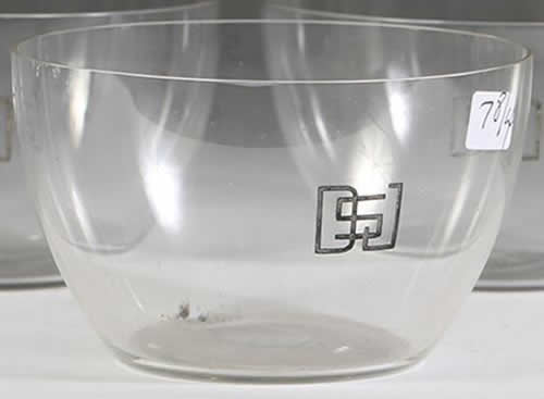 Rene Lalique Bowl Monogramme