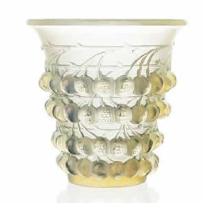 Rene Lalique Vase Montmorency