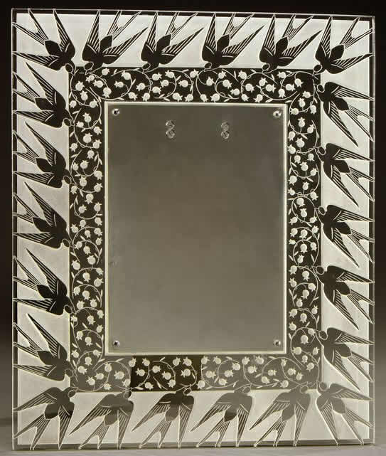 Rene Lalique Frame Muguet Et Hirondelles