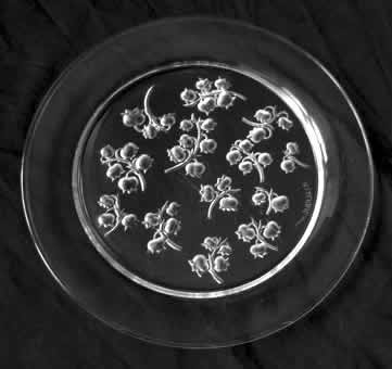 Rene Lalique Muguet Plate
