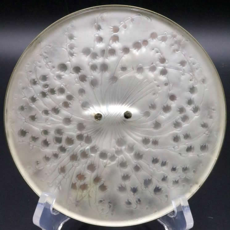 Rene Lalique Hand Mirror Muguets