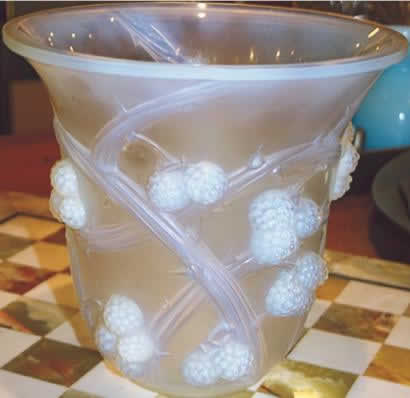 Rene Lalique Vase Mures