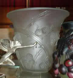 Rene Lalique Vase Mures