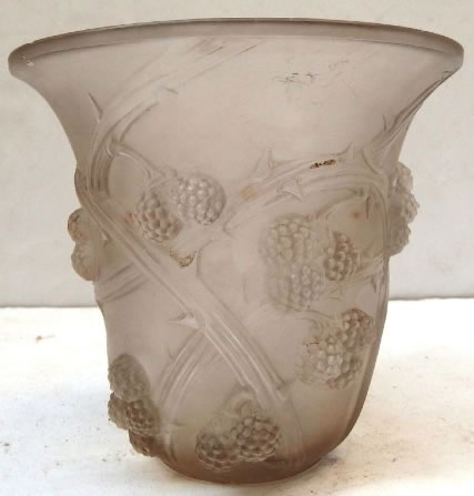 Rene Lalique Vase Mures