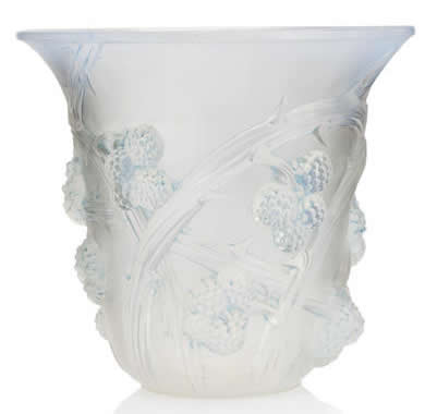 Rene Lalique Vase Mures