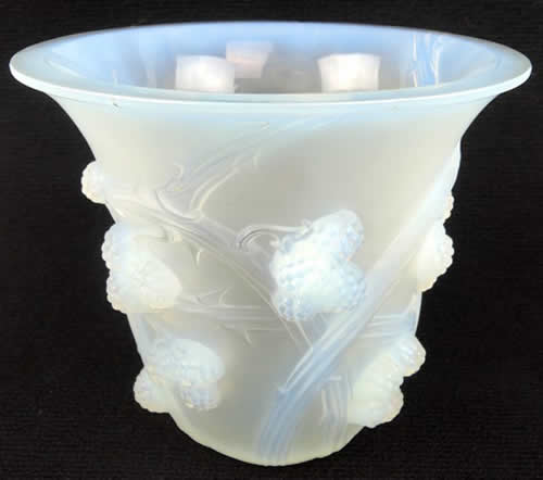 Rene Lalique Vase Mures