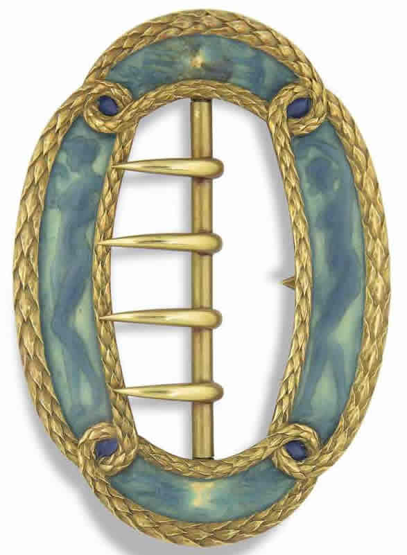 Rene Lalique Musique Et Danse Buckle