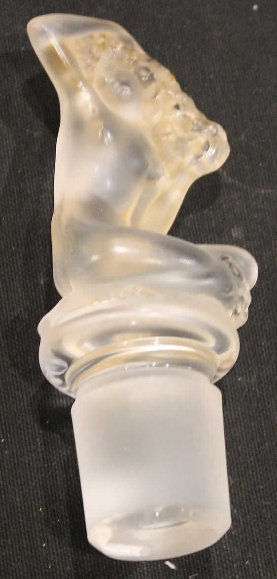 Rene Lalique Perfume Bottle Stopper Myosotis