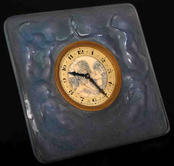 Rene Lalique Clock Naiades