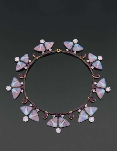 Rene Lalique Necklace Butterflies