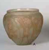 Rene Lalique Vase Nefliers