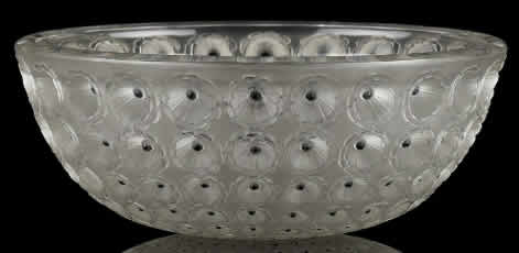 Rene Lalique Bowl Nemours