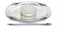 Rene Lalique Inkwell Nenuphar