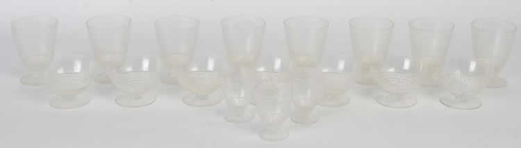 Rene Lalique Stemware Nippon