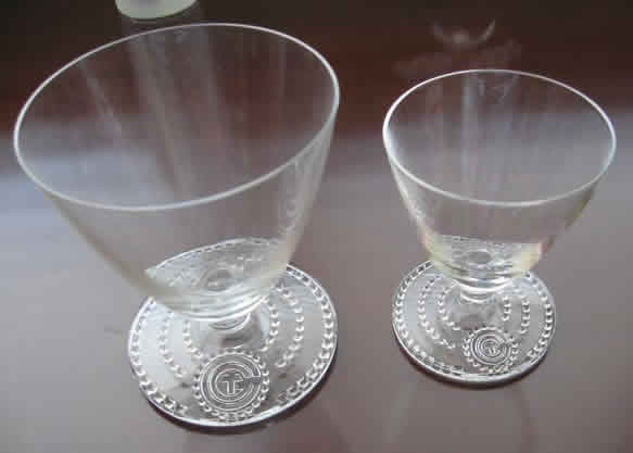 Rene Lalique Goblet Normandie