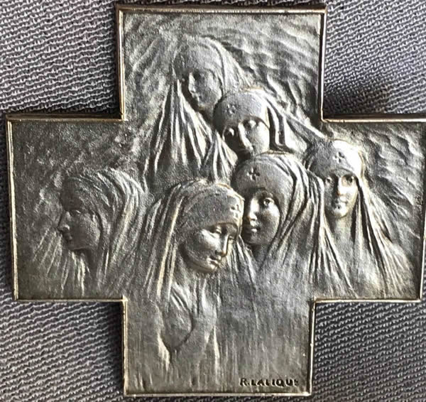 Rene Lalique Nurses Plaque