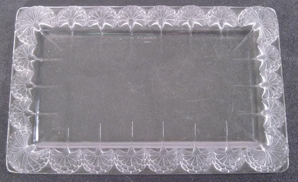 Rene Lalique Tray Oeillets
