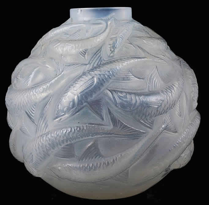 Rene Lalique Vase Oleron