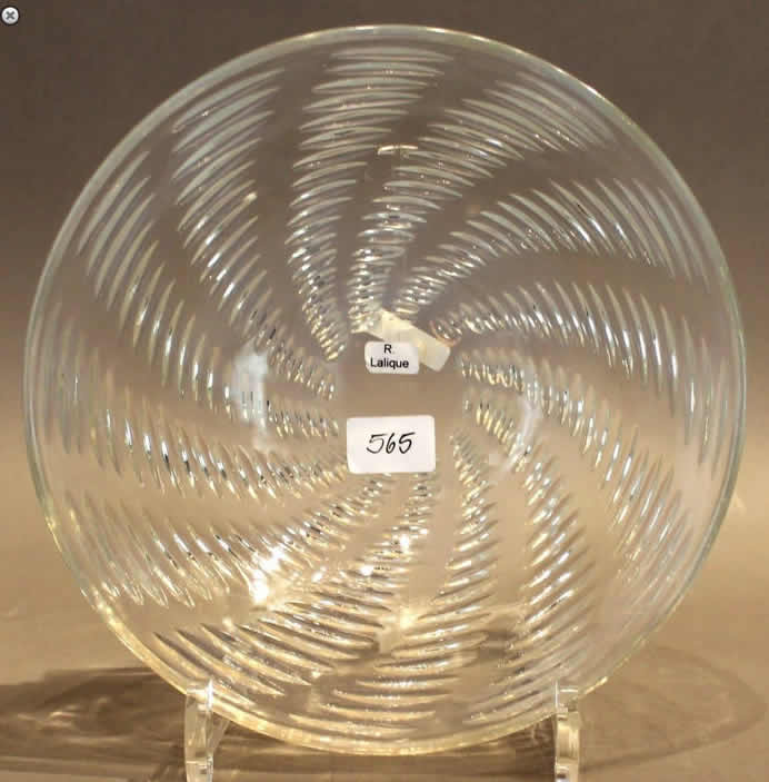 Rene Lalique Bowl Ondes
