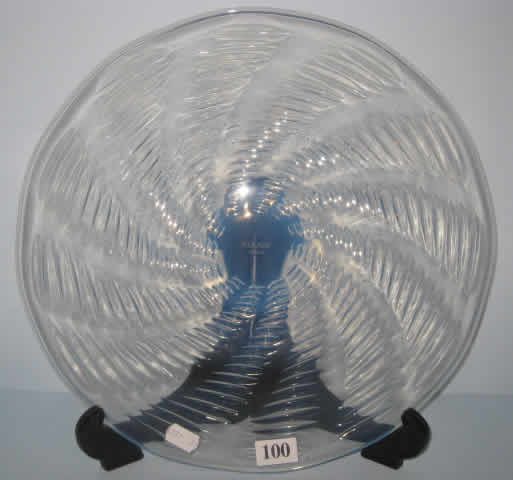 Rene Lalique Plate Ondes