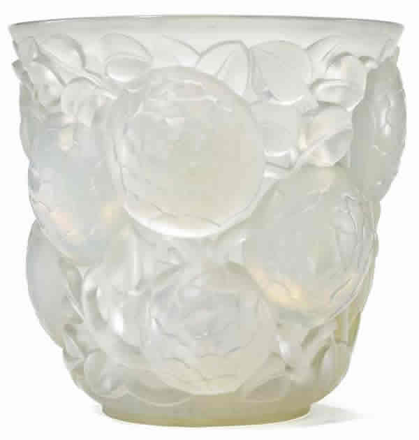 Rene Lalique Vase Oran