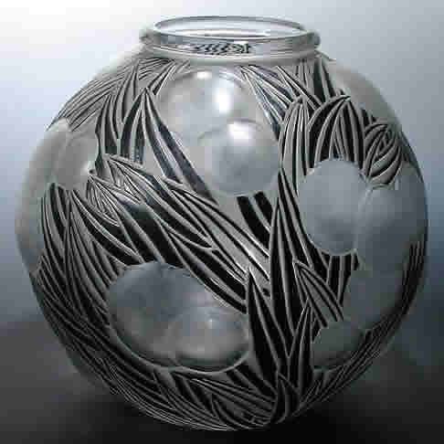 Rene Lalique Oranges Vase