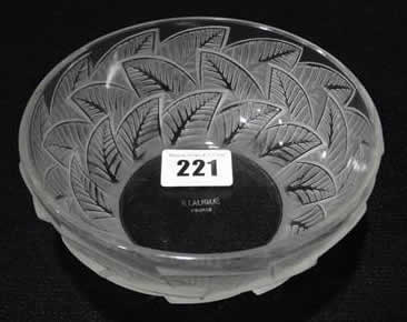 Rene Lalique Bowl Ormeaux
