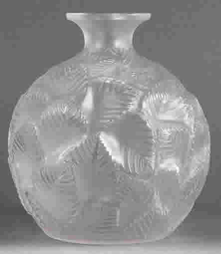 Rene Lalique Vase Ormeaux