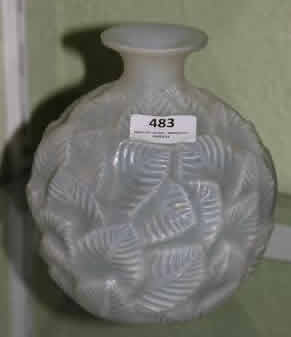 Rene Lalique Vase Ormeaux