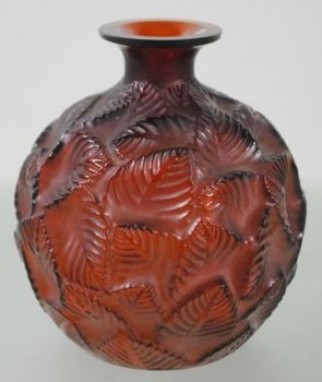 Rene Lalique Vase Ormeaux