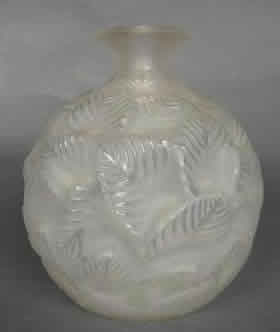 Rene Lalique Vase Ormeaux