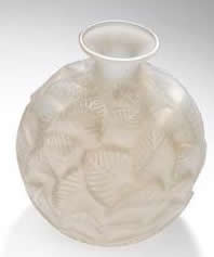 Rene Lalique Vase Ormeaux
