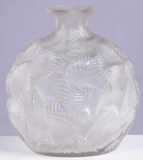 Rene Lalique Vase Ormeaux