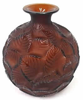 Rene Lalique Vase Ormeaux