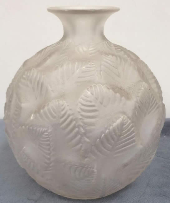 Rene Lalique Vase Ormeaux