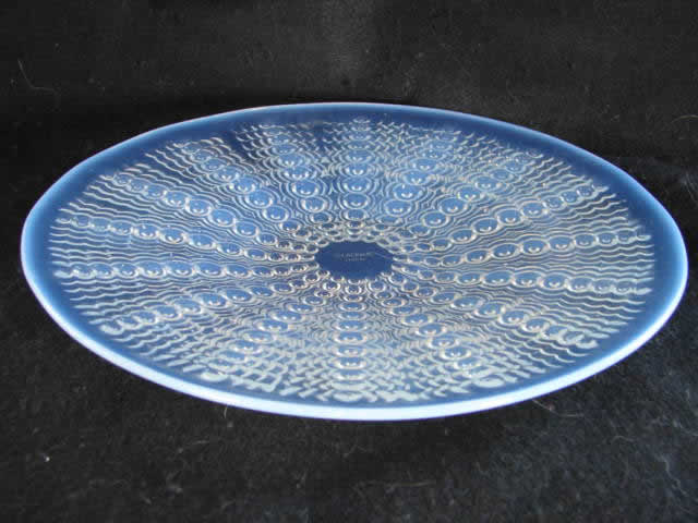 Rene Lalique Plate and Bowl Set Oursins