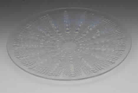 Rene Lalique Opalescent Plate Oursins