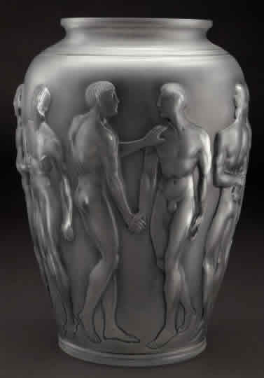 Rene Lalique Palestre Vase