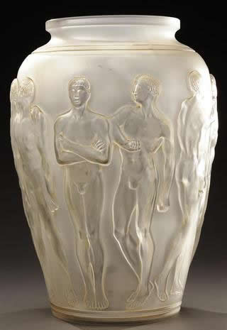 Rene Lalique Vase Palestre