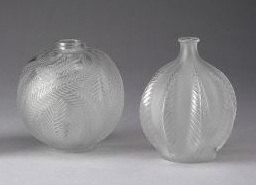 Rene Lalique Vase Palmes