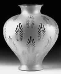 Rene Lalique Palmettes Vase
