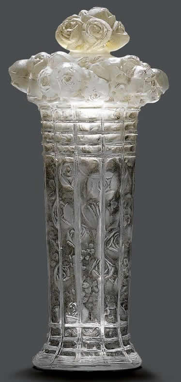 Rene Lalique Flacon Panier De Roses