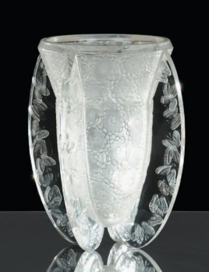 Rene Lalique Vase Papillons