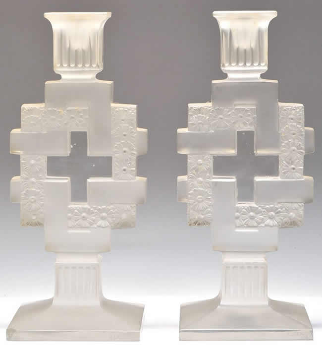 Rene Lalique Candleholder Paquerettes
