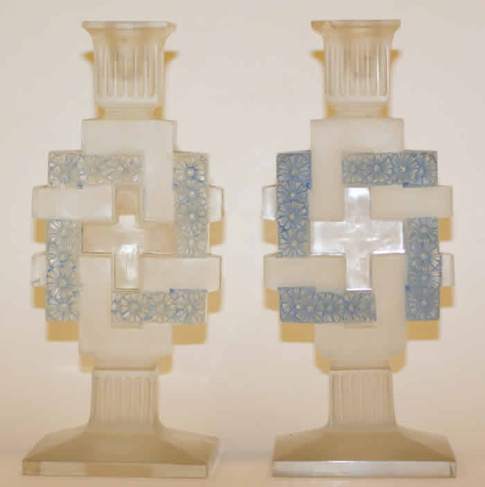 Rene Lalique Candlestick Paquerettes